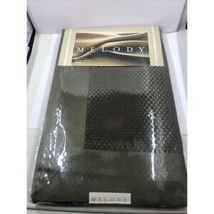 Melody Sage/Green Square Tablecloth 52”x52” VTG New